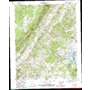 Evensville USGS topographic map 35084e8