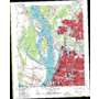 Northwest Memphis USGS topographic map 35090b1