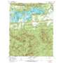Blue Mountain Dam USGS topographic map 35093a6