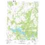 Lake Mcalester USGS topographic map 35095a7