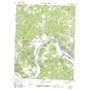 Goochland USGS topographic map 37077f8
