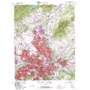 Roanoke USGS topographic map 37079c8