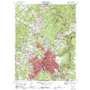 Beckley USGS topographic map 37081g2