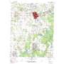 Christopher USGS topographic map 37089h1