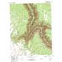 Secret Canyon USGS topographic map 37108g7