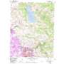 Calaveras Reservoir USGS topographic map 37121d7