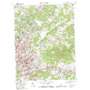 Charlottesville East USGS topographic map 38078a4
