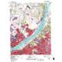 Jeffersonville USGS topographic map 38085c6