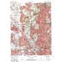 Indianapolis West USGS topographic map 39086g2