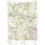 Monongahela USGS topographic map 40079b8