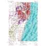 Racine South USGS topographic map 42087f7