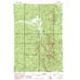 Mary Lake USGS topographic map 44110e6