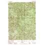 Harvey Mountain USGS topographic map 44122a3