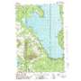 Burt Lake USGS topographic map 45084d6