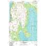 Sister Bay USGS topographic map 45087b1