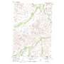 Pass Creek West USGS topographic map 45107a4
