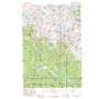 Fossil Lake USGS topographic map 45109a7