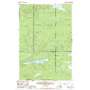 Webster Lake USGS topographic map 46069b1