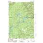 Gooseneck Lake USGS topographic map 46086a5