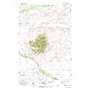 Porcupine Butte USGS topographic map 46110b1