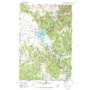 Upper Holter Lake USGS topographic map 46111g8
