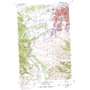 Southwest Missoula USGS topographic map 46114g1