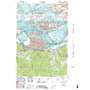 Cathlamet Bay USGS topographic map 46123b6