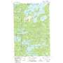 Snowbank Lake USGS topographic map 47091h4
