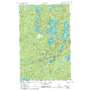Fourtown Lake USGS topographic map 48091a7