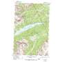 Lake Sherburne USGS topographic map 48113g5