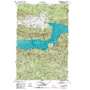 Lake Crescent USGS topographic map 48123a7