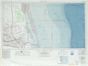 Port Isabel topographical map