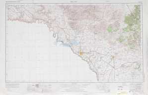 Del Rio topographical map