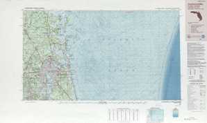 Jacksonville topographical map