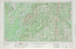 Natchez topographical map