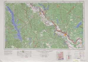 Alexandria topographical map