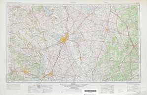 Waco topographical map