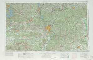 Phenix City topographical map