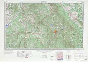 Meridian topographical map