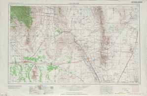 Las Cruces topographical map