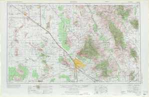 Tucson topographical map