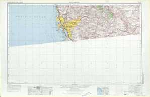 San Diego topographical map