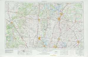 Sherman topographical map