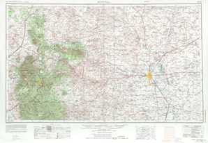 Roswell topographical map