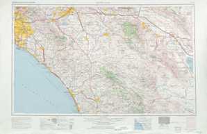 Santa Ana topographical map