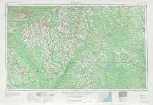 Florence topographical map