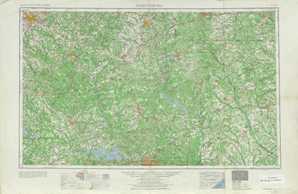 Spartanburg topographical map