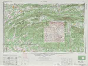 Mc Alester topographical map