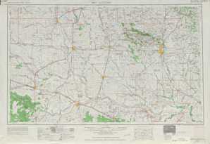 Lawton topographical map