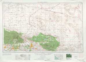 San Bernardino topographical map